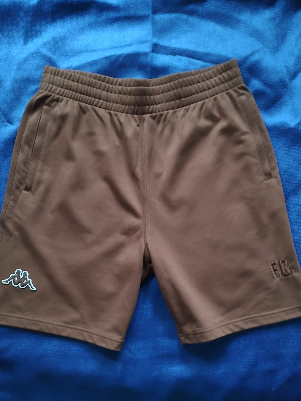 Kappa Brown Sweat Shorts Mens Size XL NEW